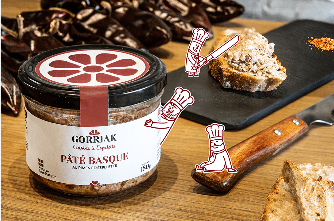 Le pâté basque au piment d Espelette par nos 3 chefs Gorriak