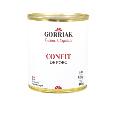 confit de porc espelette