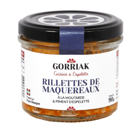 Rillettes de maquereaux à la moutarde et au Piment D'espelette