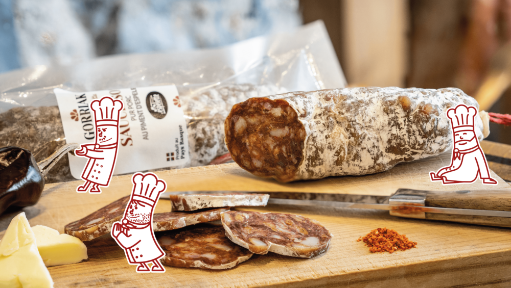 Le saucisson au piment d'Espelette Gorriak